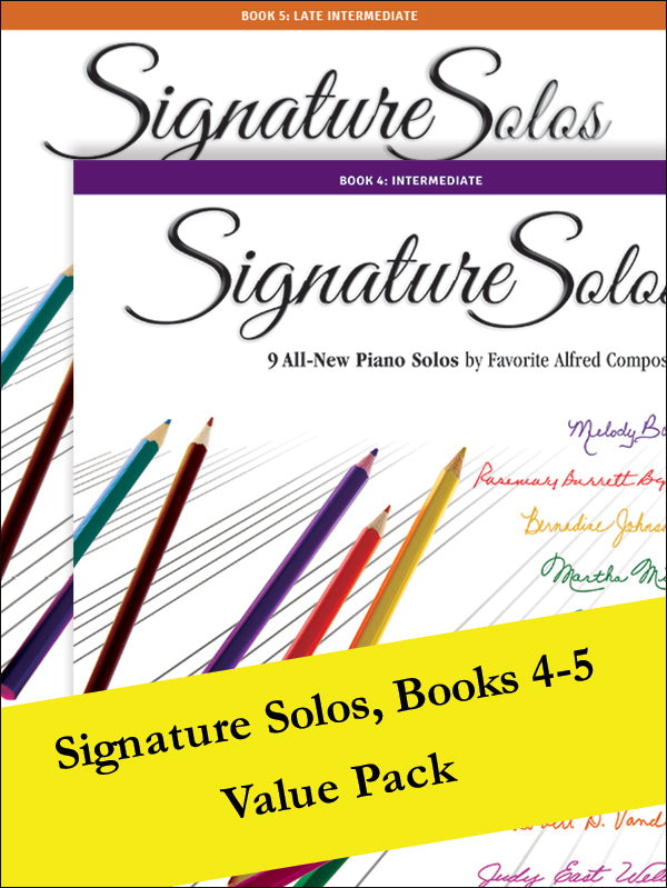 Signature Solos 4-5 (Value Pack) Cover Image