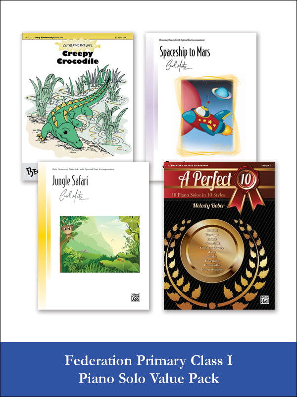Federation Primary Class I Piano Solo (Value Pack) Cover Image