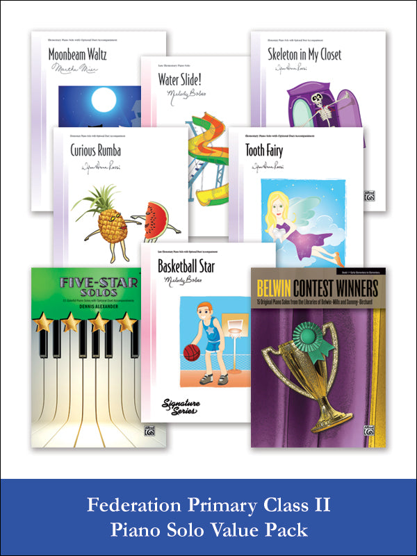 Federation Primary Class II Piano Solo (Value Pack) Cover Image