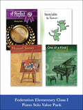 Federation Elementary Class I Piano Solo (Value Pack) Cover Image