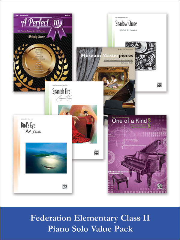 Federation Elementary Class II Piano Solo (Value Pack) Cover Image