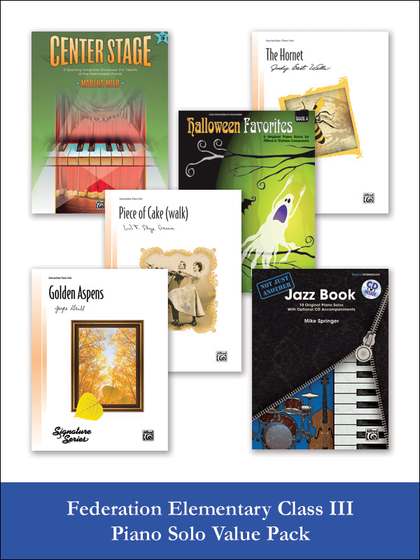 Federation Elementary Class III Piano Solo (Value Pack) Cover Image