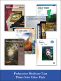 Federation Medium Class Piano Solo (Value Pack) Cover Image