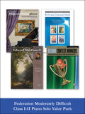 Federation Moderately Difficult Class I-II Piano Solo (Value Pack) Cover Image