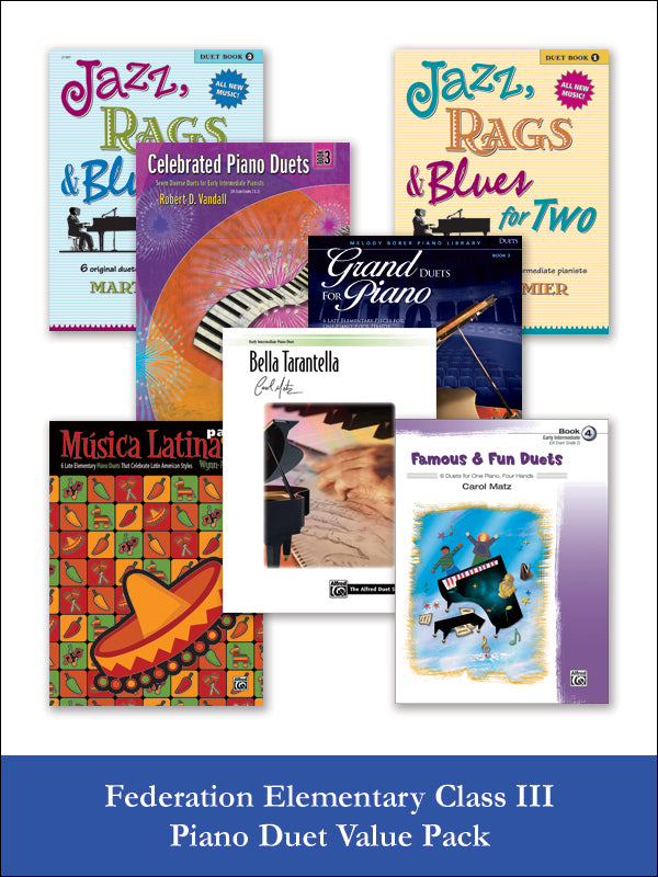 Federation Elementary Class III Piano Duet (Value Pack) Cover Image
