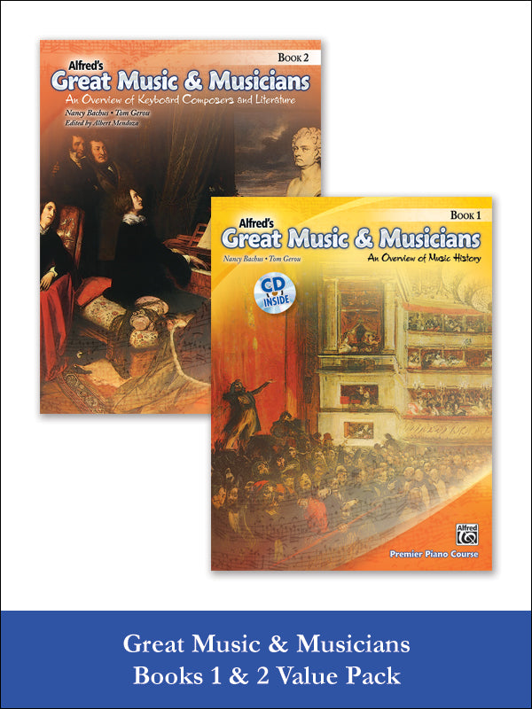 Alfred's Great Music & Musicians, Books 1 & 2 Cover Image