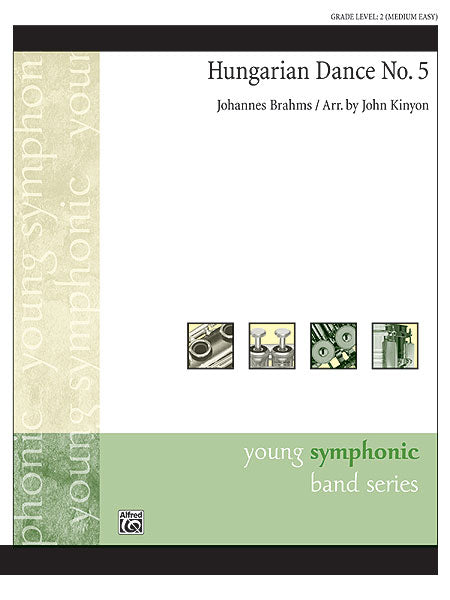 Hungarian Dance No. 5: B-flat Tenor Saxophone Sheet Music Preview