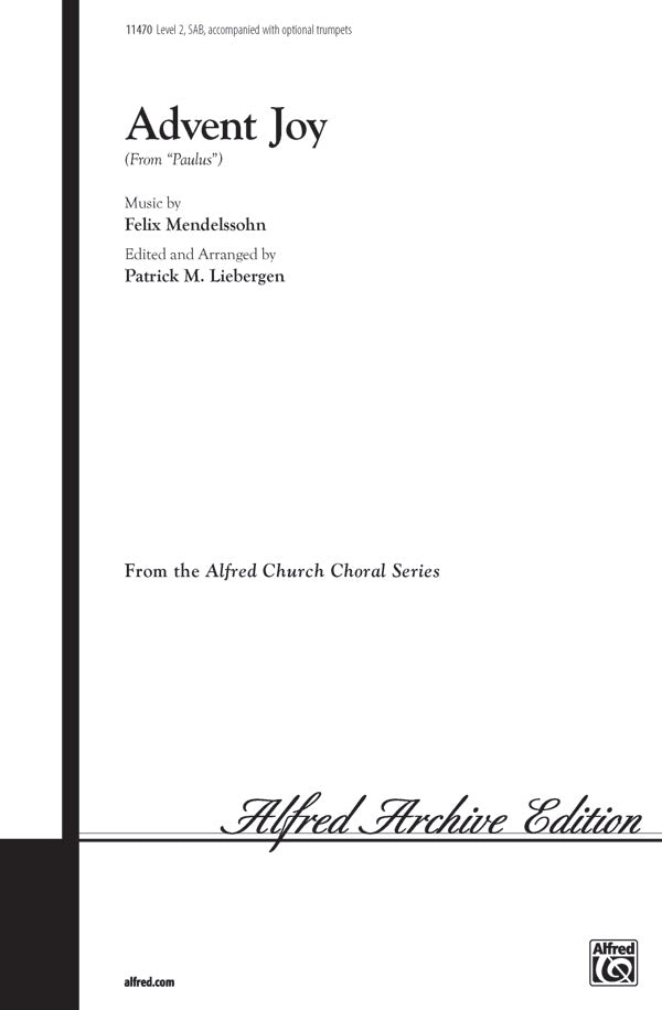 Advent Joy (from <i>Paulus</i>) Cover Image