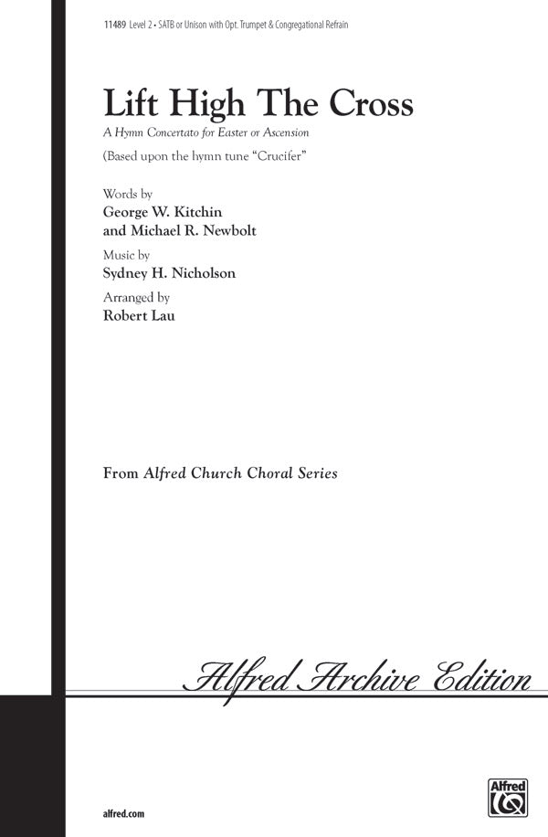 Lift High the Cross: A Hymn Concertato for Easter or Ascension Cover Image