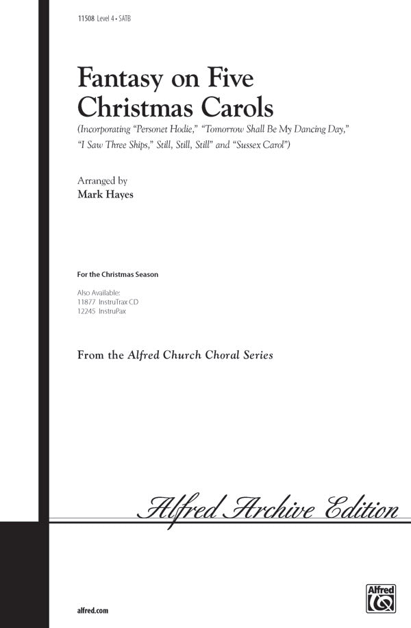 Fantasy on Five Christmas Carols Cover Image