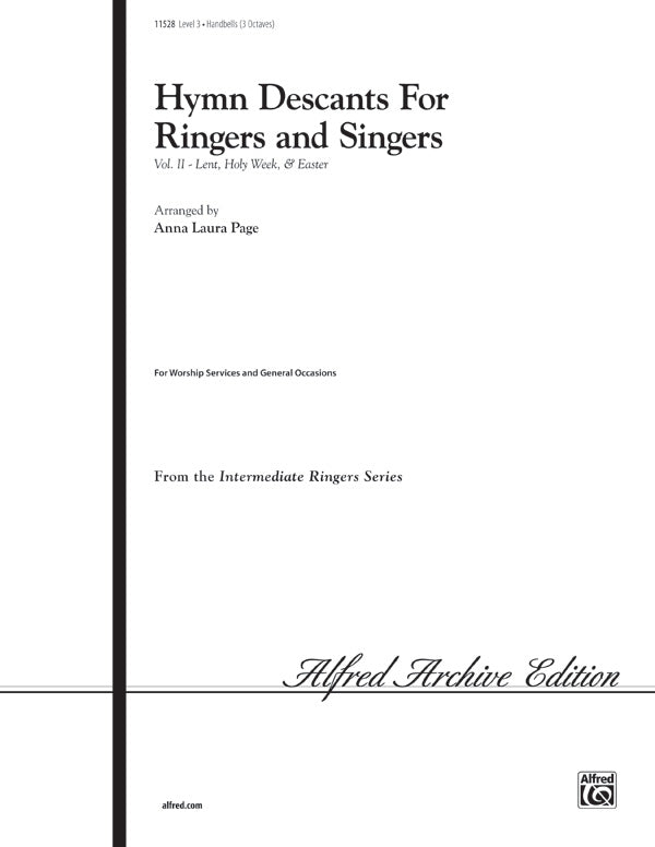 Hymn Descants for Ringers and Singers, Vol. II Cover Image