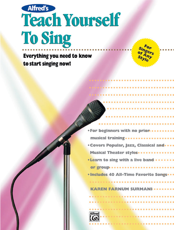 Alfred's Teach Yourself to Sing Cover Image
