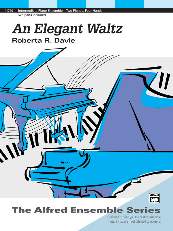 An Elegant Waltz - Piano Duo (2 Pianos, 4 Hands) Sheet Music Preview