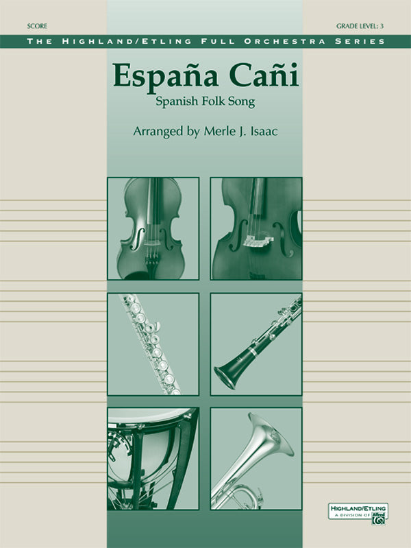 España Cañi: B-flat Bass Clarinet Sheet Music Preview
