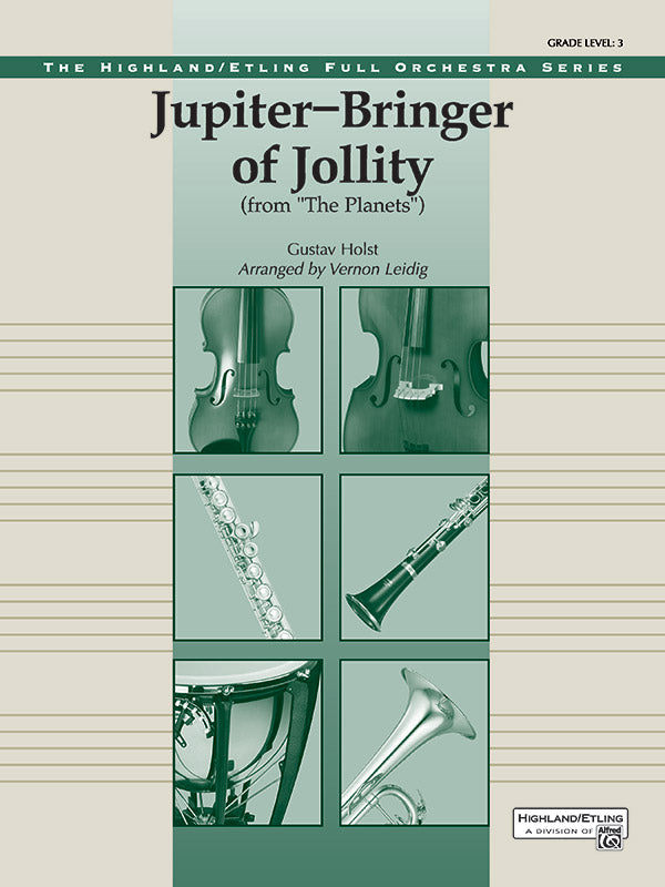 Jupiter (Bringer of Jollity): B-flat Tenor Saxophone Sheet Music Preview