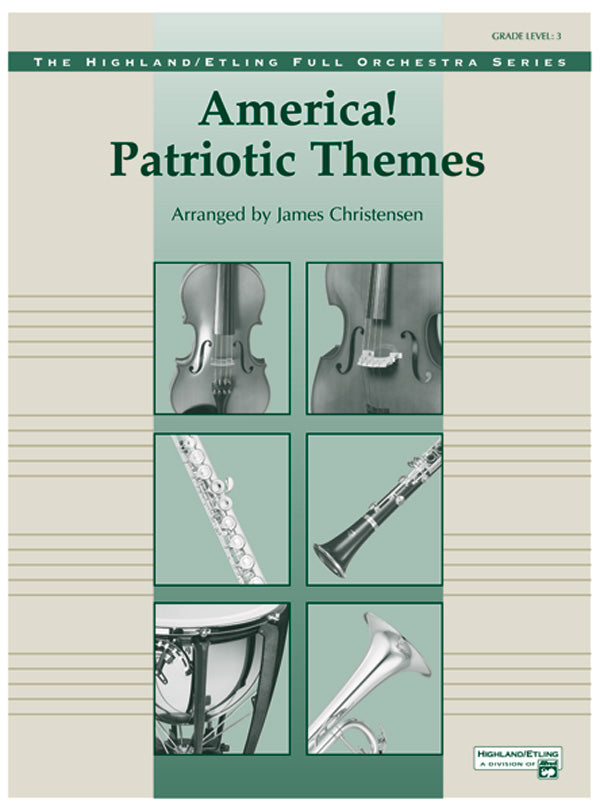 America! Patriotic Themes (as played at Disney World): Harp Sheet Music Preview