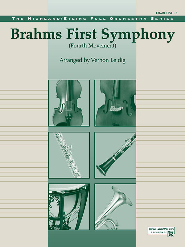 Brahms's 1st Symphony, 4th Movement: Viola Sheet Music Preview