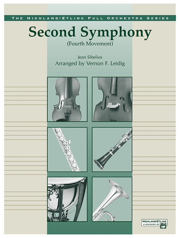 Sibelius's 2nd Symphony, 4th Movement: Score Sheet Music Preview