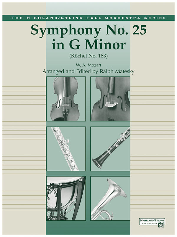 Mozart's Symphony No. 25 in G Minor, 1st & 2nd Movements: Oboe Sheet Music Preview