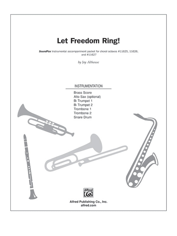 Let Freedom Ring!: 1st B-flat Trumpet Sheet Music Preview