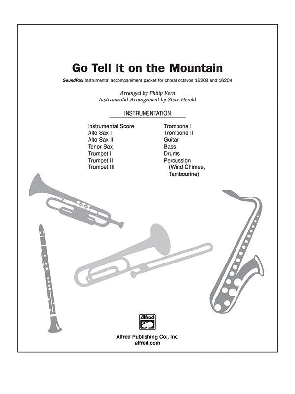 Go Tell It on the Mountain: 1st Trombone Sheet Music Preview