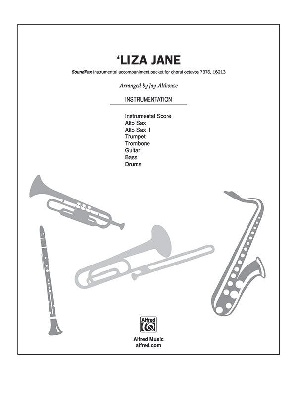 'Liza Jane: 1st B-flat Trumpet Sheet Music Preview