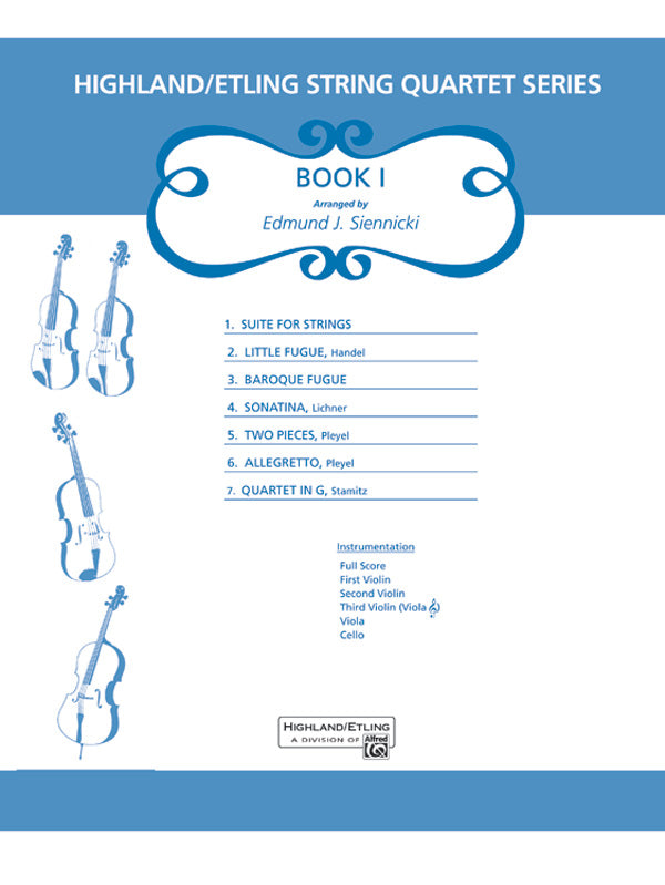 Highland/Etling String Quartet Series: Set 1: Cello Sheet Music Preview