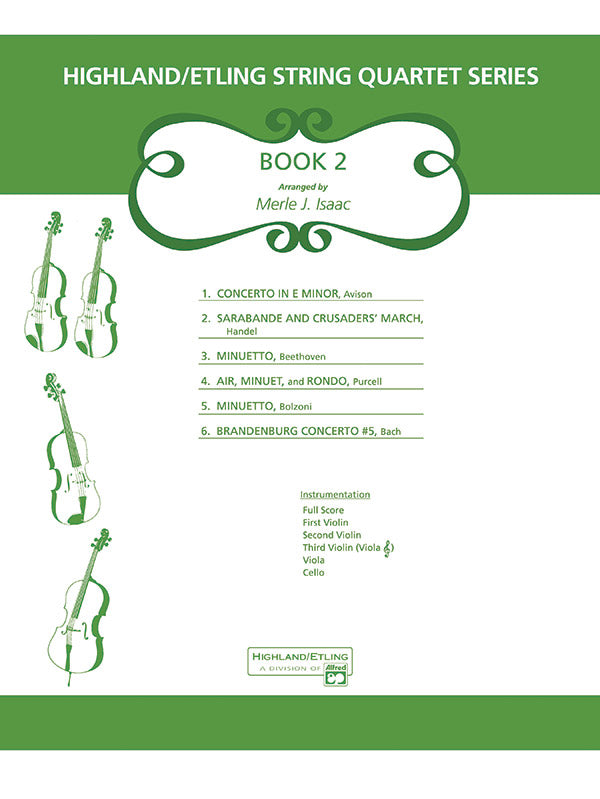 Highland/Etling String Quartet Series: Set 2: 2nd Violin Sheet Music Preview