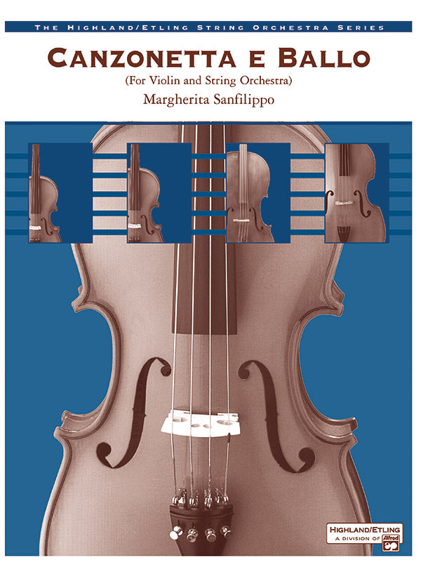 Canzonetta e Ballo (solo violin and string orchestra): Cello Sheet Music Preview