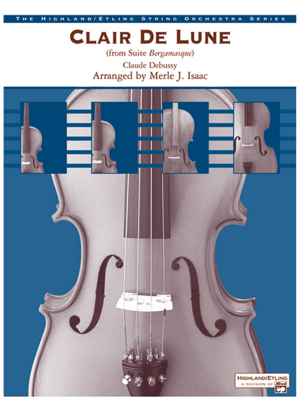 Clair de lune: Cello Sheet Music Preview