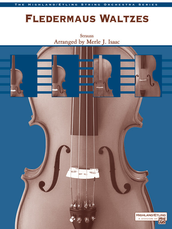 Fledermaus Waltzes: String Bass Sheet Music Preview