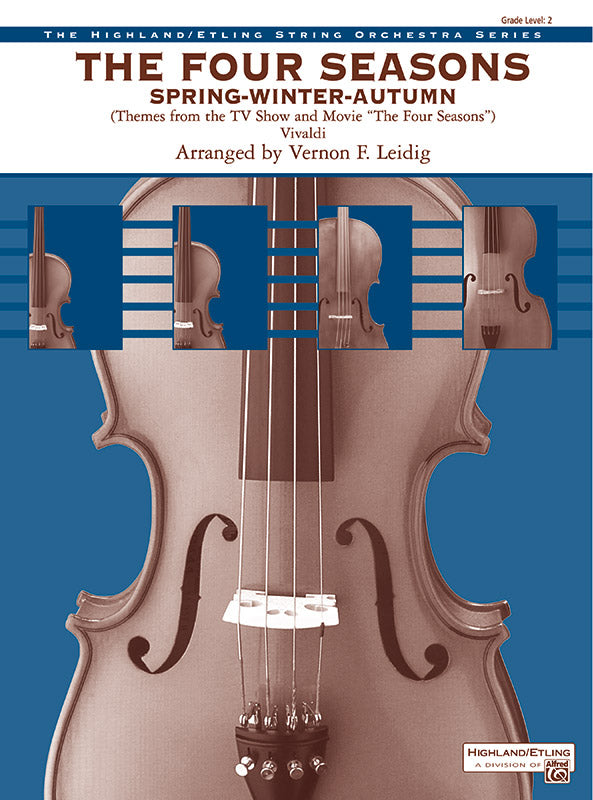 The Four Seasons (Spring, Winter, Autumn): Viola Sheet Music Preview