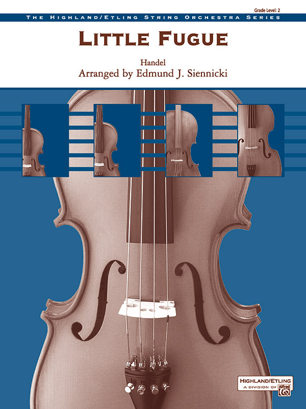 Little Fugue: 2nd Violin Sheet Music Preview