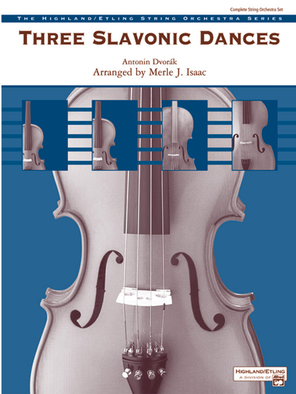 Three Slavonic Dances: Cello Sheet Music Preview