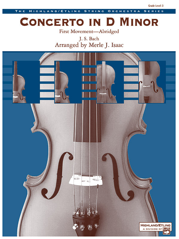 Concerto in D minor: Viola Sheet Music Preview