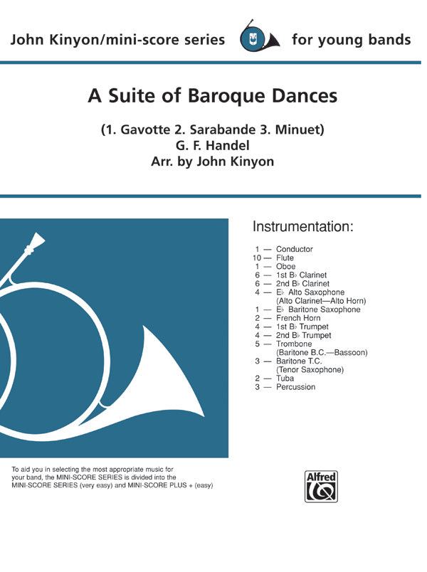 A Suite of Baroque Dances: 2nd B-flat Clarinet Sheet Music Preview