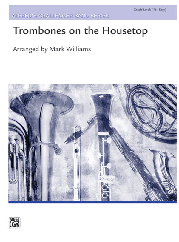 Trombones on the Housetop: E-flat Alto Saxophone Sheet Music Preview