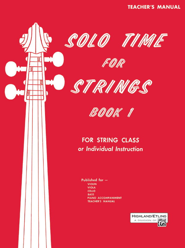 Solo Time for Strings, Book 1 Cover Image