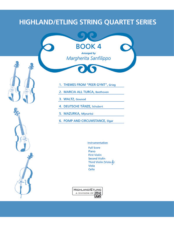 Highland/Etling String Quartet Series: Set 4: Piano Accompaniment Sheet Music Preview