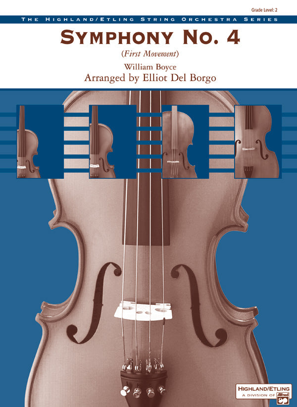 Symphony No. 4, 1st Movement: Score Sheet Music Preview