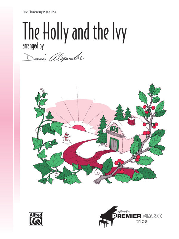 The Holly and the Ivy - Piano Trio (1 Piano, 6 Hands) Sheet Music Preview