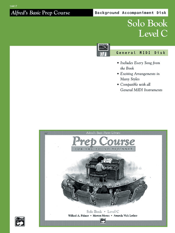 Alfred's Basic Piano Prep Course: GM Disk for Solo Book C Cover Image