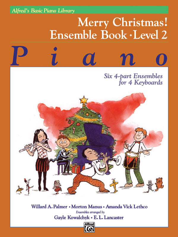 Alfred's Basic Piano Library: Merry Christmas! Ensemble, Book 2 Sheet Music Preview