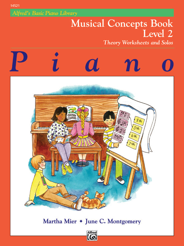 Alfred's Basic Piano Library: Musical Concepts Book 2 Cover Image