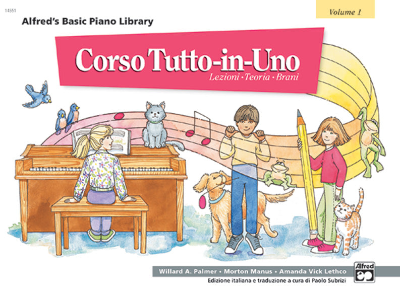 Alfred's Basic All-in-One Course Italian Edition, Book 1 [Corso Tutto-in-Uno] Cover Image