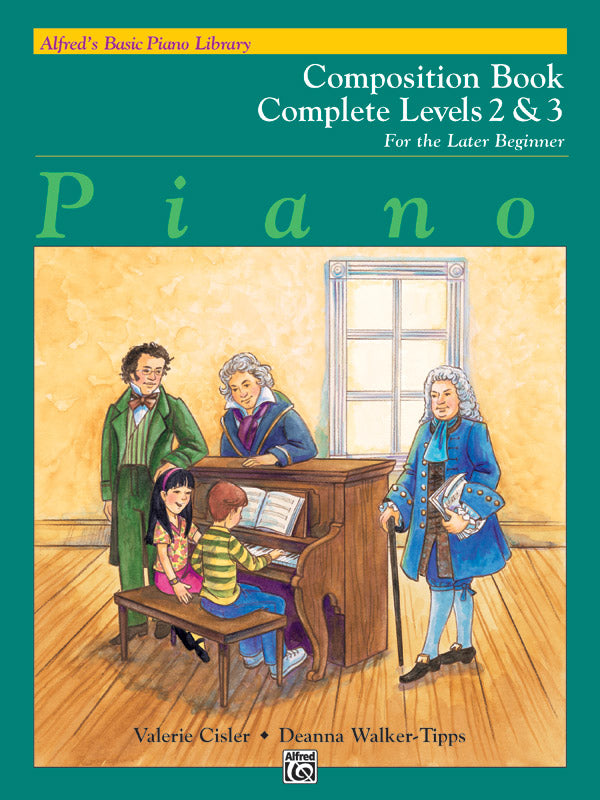 Alfred's Basic Piano Library: Composition Book Complete 2 & 3 Cover Image