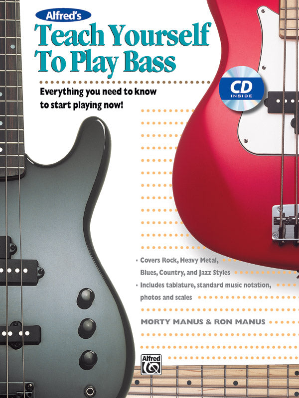 Alfred's Teach Yourself to Play Bass Cover Image