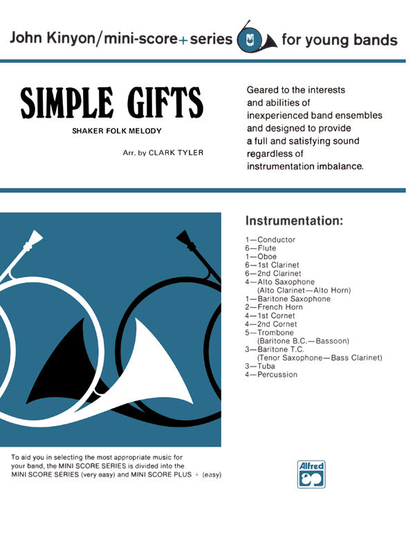 Simple Gifts (Shaker Folk Tune): 1st B-flat Clarinet Sheet Music Preview