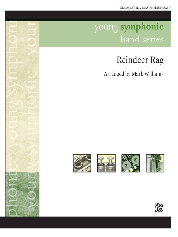 Reindeer Rag: 2nd E-flat Alto Saxophone Sheet Music Preview