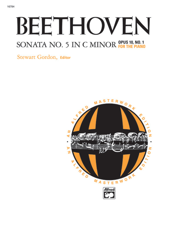 Beethoven: Sonata No. 5 in C Minor, Opus 10, No. 1 Cover Image